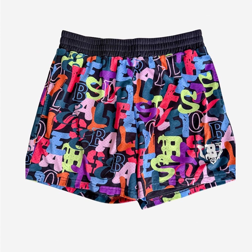 Baseball Lifestyle 101 Colorful Graphic Shorts